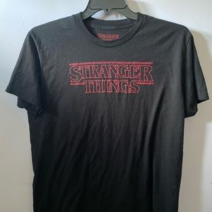 Gently worn stranger things tshirt